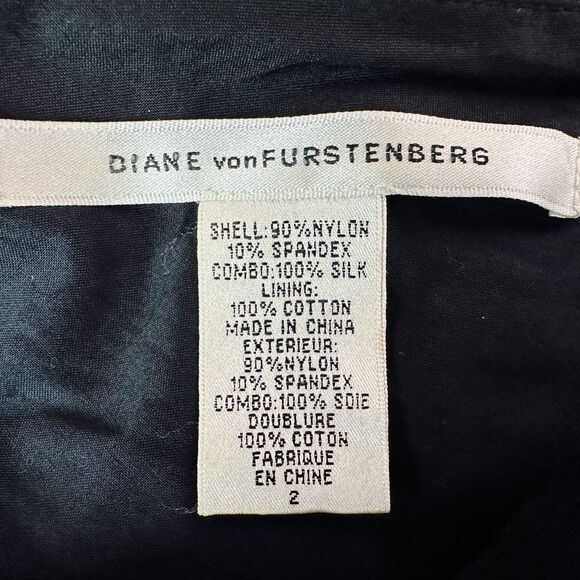Diane von Furstenberg Kari Strapless Silk Dress - Size 2 - Picture 7 of 8